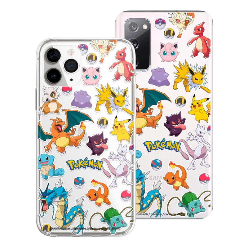 Funda Oficial Pokémon - Sticker Pokémon y Poké Ball