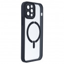 Funda Bumper Compatible con Magsafe con Cubre cámara para iPhone 12 Pro