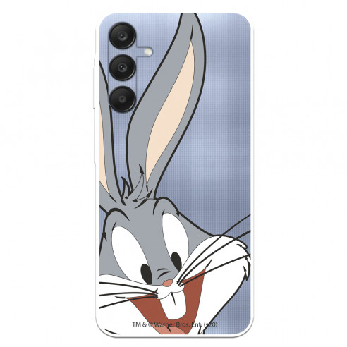 Funda para Samsung Galaxy A25 5G Oficial de Warner Bros Bugs Bunny Silueta Transparente - Looney Tunes