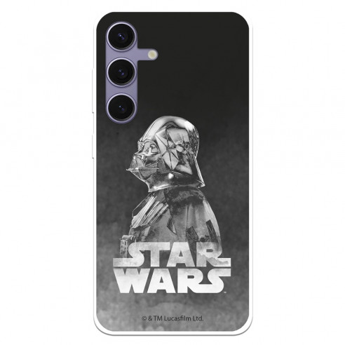 Funda para Samsung Galaxy S24 Plus Oficial de Star Wars Darth Vader Fondo negro - Star Wars