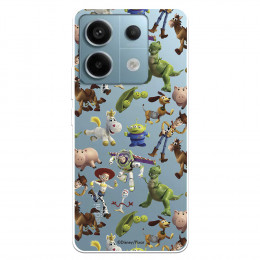 Funda para Xiaomi Redmi Note 13 5G Oficial de Disney Muñecos Toy Story Siluetas - Toy Story