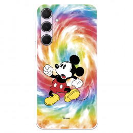 Funda para Samsung Galaxy A55 5G Oficial de Disney Mickey Mickey Tye Die - Clásicos Disney