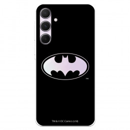Funda para Samsung Galaxy A55 5G Oficial de DC Comics Batman Logo Transparente - DC Comics