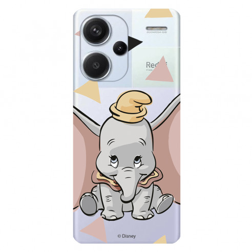 Cover per Xiaomi Redmi Note 13 Pro Plus 5G Ufficiale della Disney Dumbo Silhouette Trasparente - Dumbo