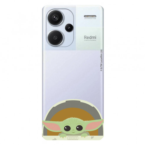Cover per Xiaomi Redmi Note 13 Pro Plus 5G Ufficiale di Star Wars Baby Yoda sorrisi - The Mandalorian