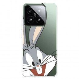 Funda para Xiaomi 14 Oficial de Warner Bros Bugs Bunny Silueta Transparente - Looney Tunes