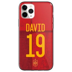 Funda Personalizada Selección Española Eurocopa 2021 - Dorsal Con Escudo Abajo