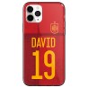 Funda Personalizada Seleccion Española Eurocopa 2021 - Dorsal Con Escudo A La Derecha