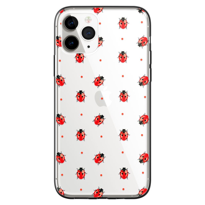 Funda Dibujo Estampado De Mariquitas Con Lunares