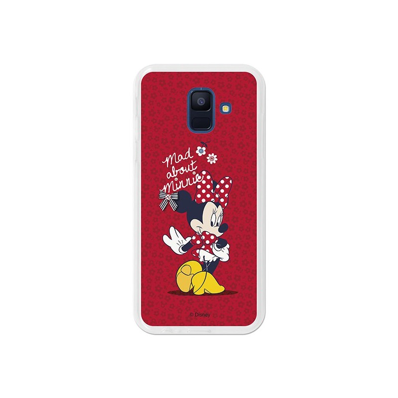 Funda Oficial Disney Minnie, Mad about Minnie Samsung Galaxy A6 2018