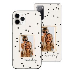 Funda Personalizada - Foto Con Fondo De Lunares