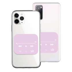 Funda Móvil - Canción Personalizada Rosa Pastel