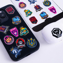 Stickers de la Kings World Cup - Personaliza tus dispositivos