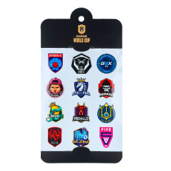 Stickers de la Kings World Cup - Personaliza tus dispositivos