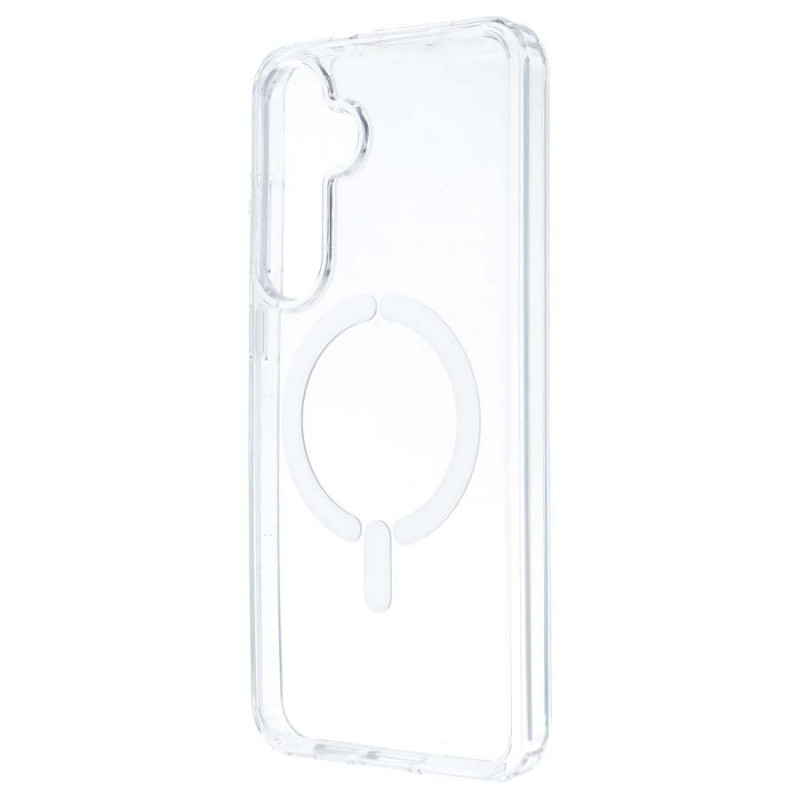 Funda Transparente Logo Compatible con Magsafe para Samsung Galaxy S23 FE