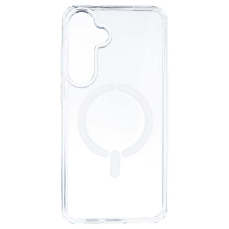 Funda Transparente Logo Compatible con Magsafe para Samsung Galaxy S23 FE