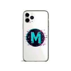 Funda Móvil con Iniciales Personalizada - Círculo de Neón