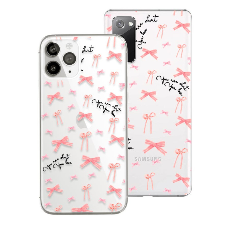Mixroom Custodia In Silicone TPU Per IPhone 8 Plus – Fantasia Ali Angeliche Rosa, Stampa UV, Morbida E Antiurto