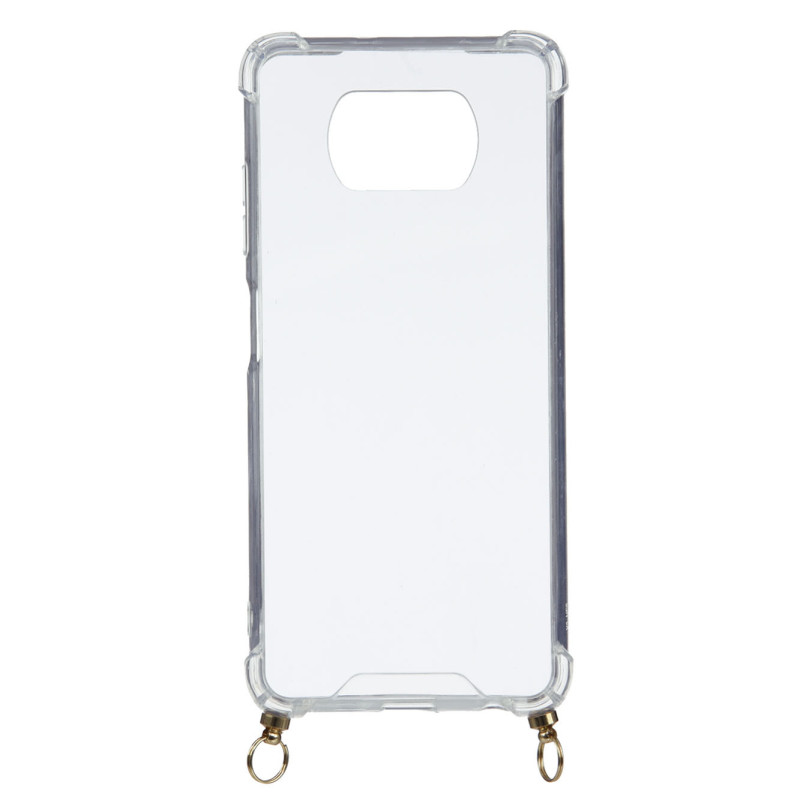 Funda Silicona Colgante Transparente para Xiaomi Poco X3