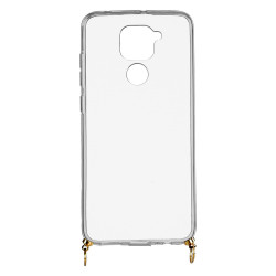 Funda Silicona Colgante Transparente para Xiaomi Redmi Note 9