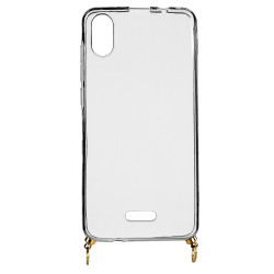 Funda Silicona Colgante Transparente para Wiko Y60