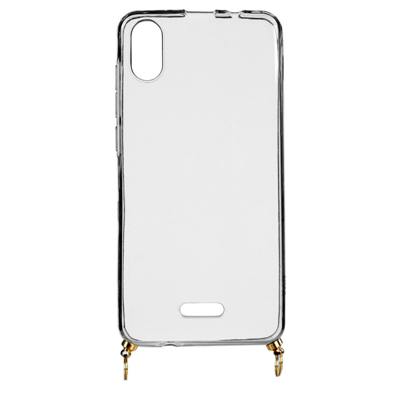 Funda Silicona Colgante Transparente para Wiko Y60