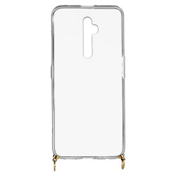 Funda Silicona Colgante Transparente para Oppo Reno 2Z