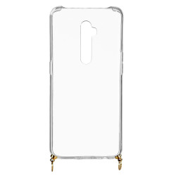 Funda Silicona Colgante Transparente para Oppo Reno2