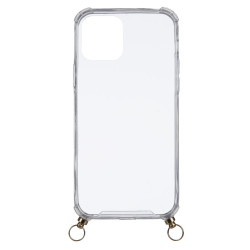 Funda Silicona Colgante Transparente para iPhone 12 Pro Max