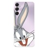 Funda para Samsung Galaxy A05s Oficial de Warner Bros Bugs Bunny Silueta Transparente - Looney Tunes