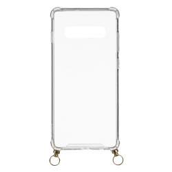 Funda Silicona Colgante Transparente para Samsung Galaxy S10