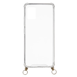 Funda Silicona Colgante Transparente para Samsung Galaxy A51 5G