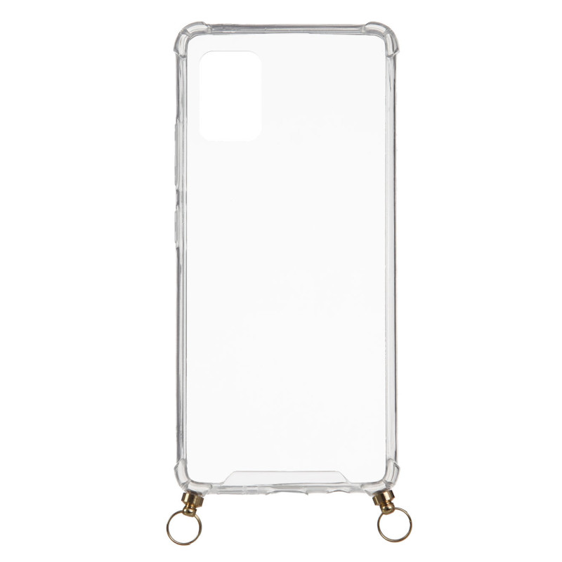 Funda Silicona Colgante Transparente para Samsung Galaxy A71 5G