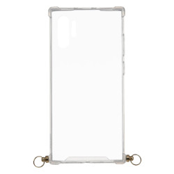 Funda Silicona Colgante Transparente para Samsung Galaxy Note 10Plus