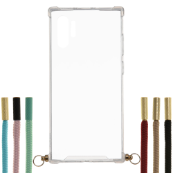 Funda Silicona Colgante Transparente para Samsung Galaxy Note 10Plus