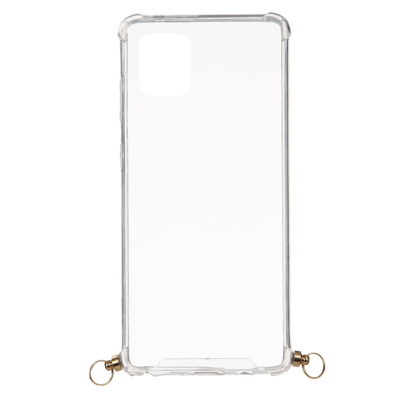 Funda Silicona Colgante Transparente para Samsung Galaxy Note10 Lite