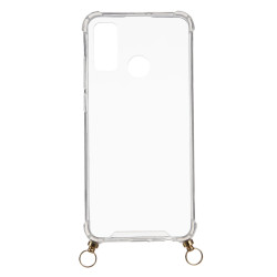 Funda Silicona Colgante Transparente para Huawei P Smart 2020