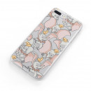 Cover Ufficiale Disney Dumbo Pattern Clear per iPhone XS