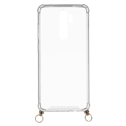 Funda Silicona Colgante Transparente para Xiaomi Redmi Note 8 Pro