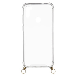 Funda Silicona Colgante Transparente para Samsung Galaxy A11