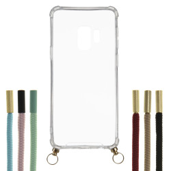 Funda Silicona Colgante Transparente para Samsung Galaxy S9