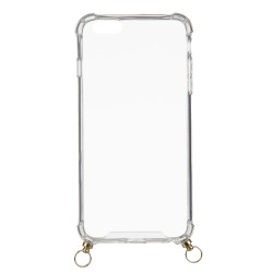 Funda Silicona Colgante Transparente para iPhone 6 Plus