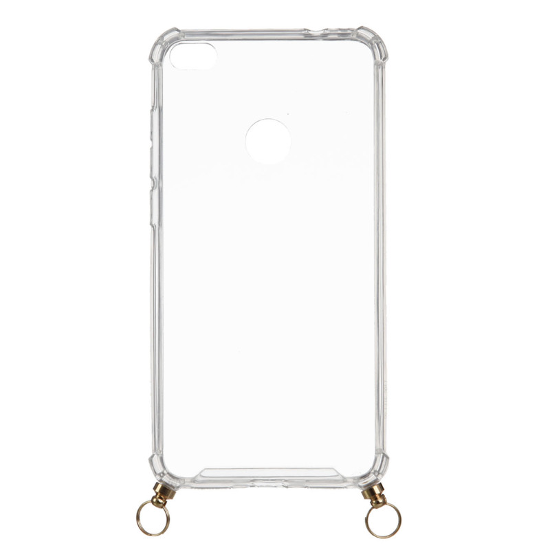 Funda Silicona Colgante Transparente para Huawei P8 Lite 2017