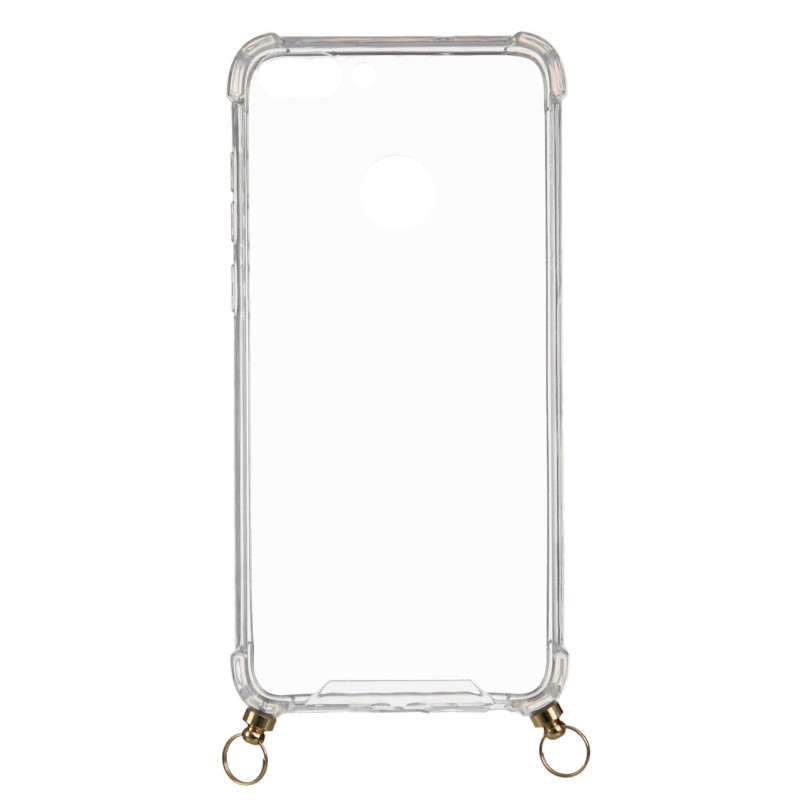 Funda Silicona Colgante Transparente para Huawei P Smart