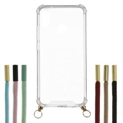 Funda Silicona Colgante Transparente para Huawei P20 Lite