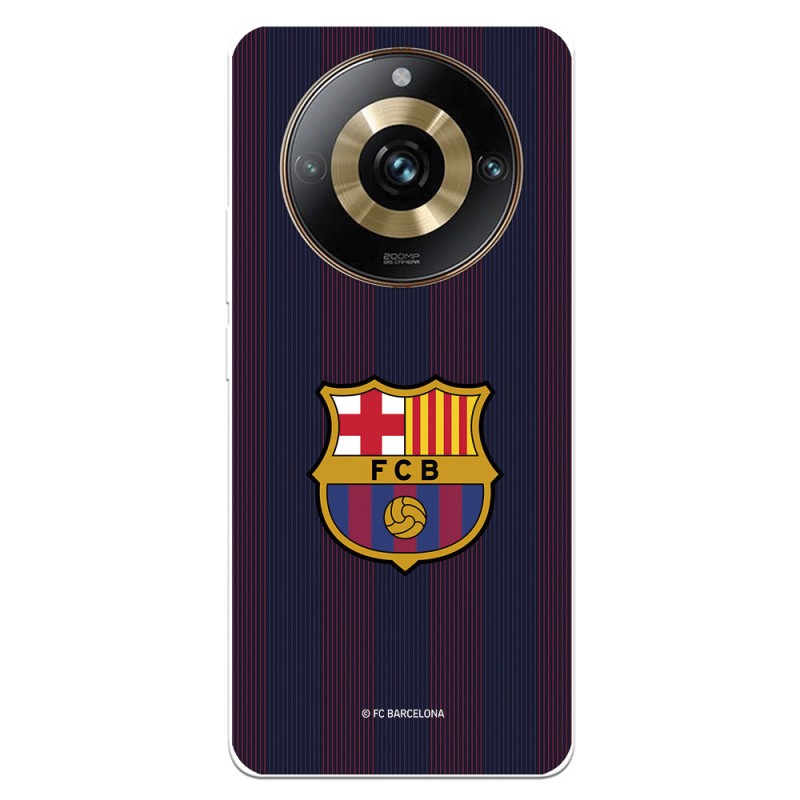 Funda para Realme 11 Pro Plus del FC Barcelona Rayas Blaugrana  - Licencia Oficial FC Barcelona