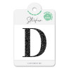 Stickers Inicial Glitter - Personaliza tus Dispositivos