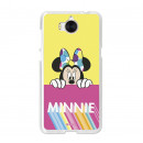 Cover Ufficiale Disney Minnie, Pink yellow Huawei e6 2017