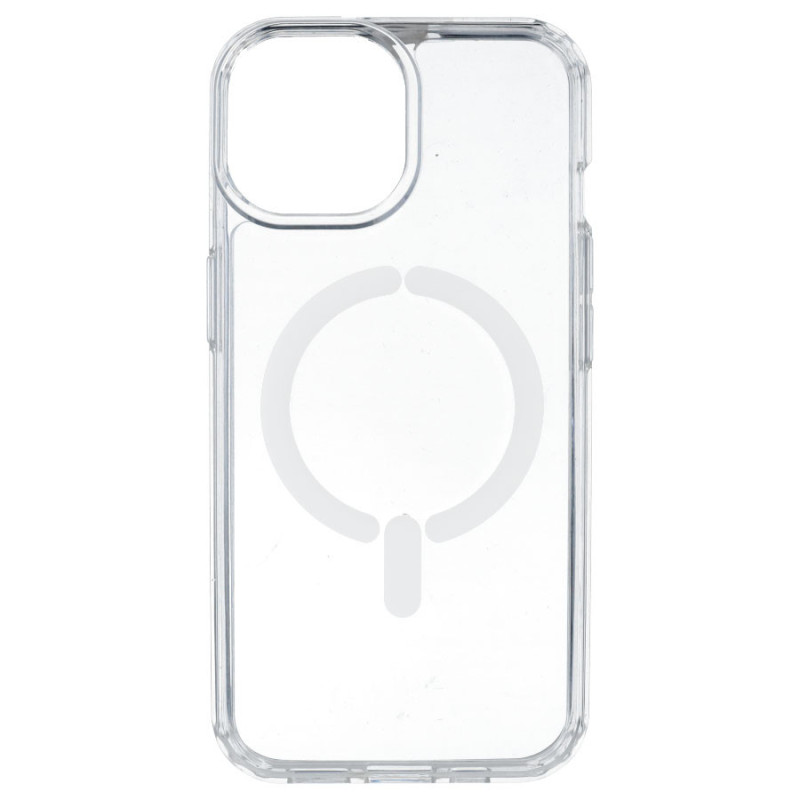 Funda Transparente Logo Compatible con Magsafe para iPhone 15 Plus