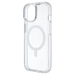 Funda Transparente Logo Compatible con Magsafe para iPhone 15 Plus